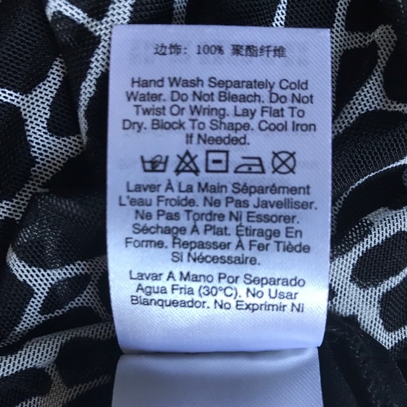 NWOT DKNY animal printed top - Picture 9 of 10